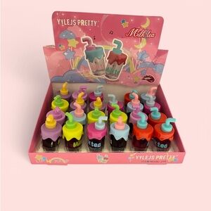 Vibrant Pink and Purple Lip Gloss Balm Collection